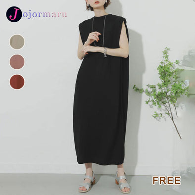 抜け感　ティーアドロップバック　ドルマン風　夏　ロングワンピース