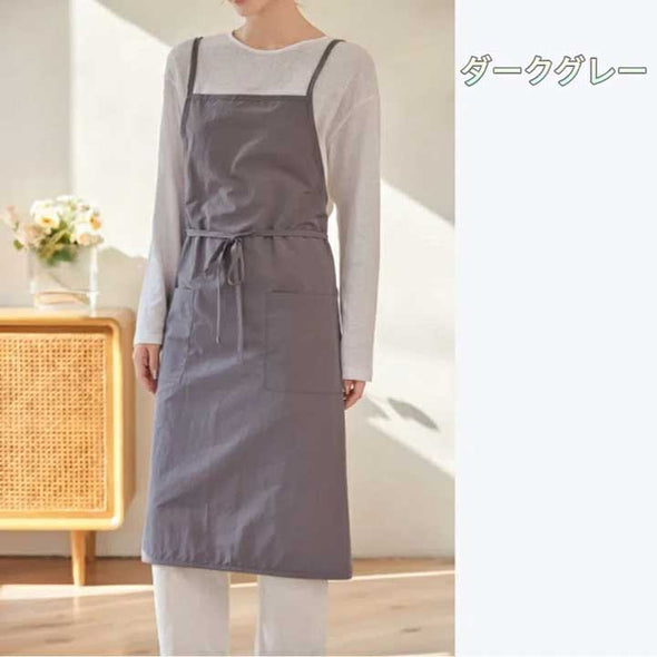 エプロン おしゃれ 撥水 エプロン 大きいサイズ かわいい 大人 エプロン かぶるだけ かわいい ロング 保育士 ナチュラル 北欧 カフェ 韓国 無地 シンプル レストラン 美容師 エステ レディース ワークエプロン 母の日