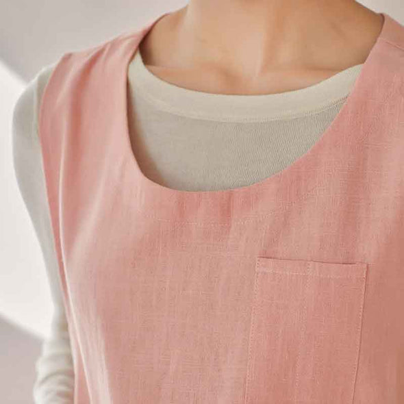 2way　エプロン　無地　カジュアル　花屋　おしゃれ　エプロン