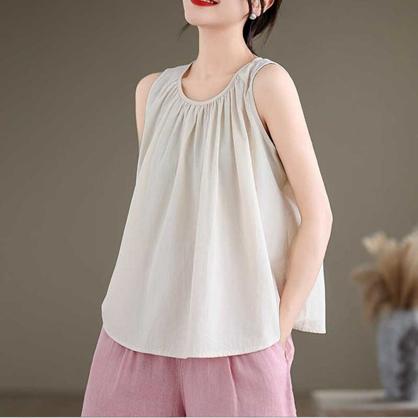 大人カジュアル　夏定番　タンクトップ　