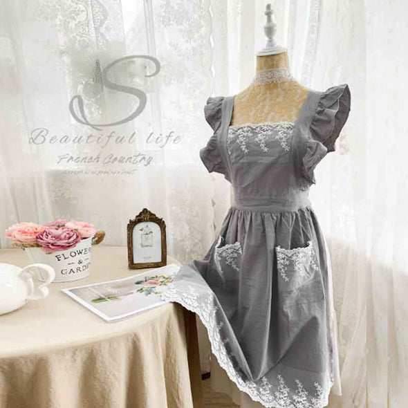 北欧風　家事　おしゃれ　エプロン　かわいい　