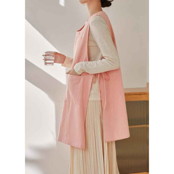 2way　エプロン　無地　カジュアル　花屋　おしゃれ　エプロン