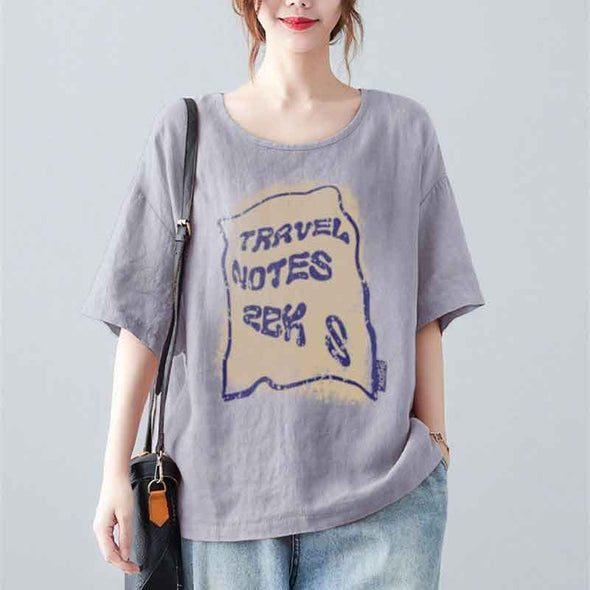 夏定番　色バリ豊か　プリント　かわいい　半袖　Tシャツ