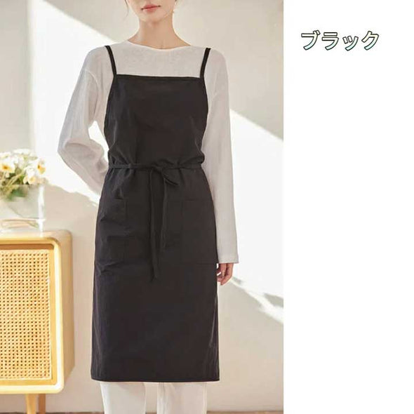 エプロン おしゃれ 撥水 エプロン 大きいサイズ かわいい 大人 エプロン かぶるだけ かわいい ロング 保育士 ナチュラル 北欧 カフェ 韓国 無地 シンプル レストラン 美容師 エステ レディース ワークエプロン 母の日