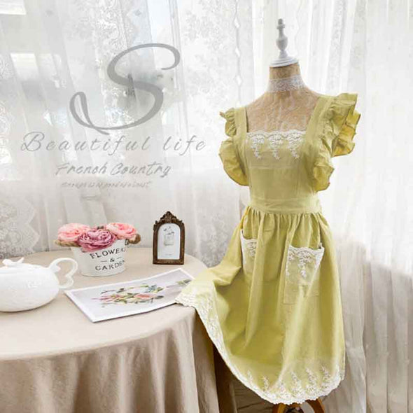 北欧風　家事　おしゃれ　エプロン　かわいい　