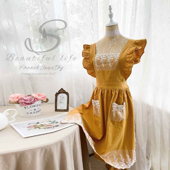 北欧風　家事　おしゃれ　エプロン　かわいい　