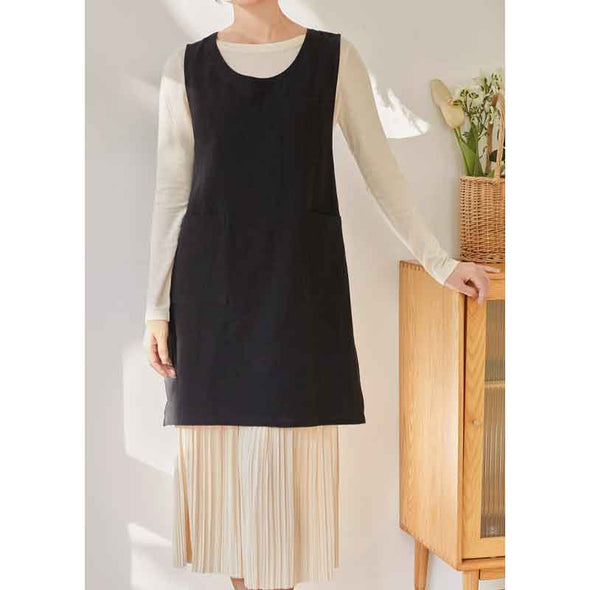 2way　エプロン　無地　カジュアル　花屋　おしゃれ　エプロン