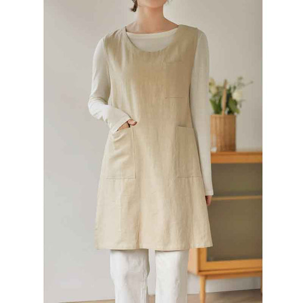 2way　エプロン　無地　カジュアル　花屋　おしゃれ　エプロン