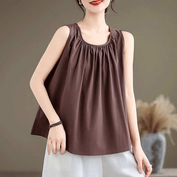 大人カジュアル　夏定番　タンクトップ　