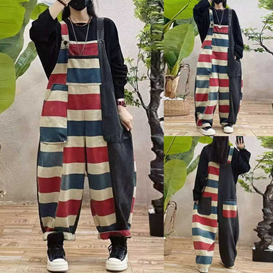 大人かわいい　切り替え　ワイド風　デニムサロペット　人気　ワイド風