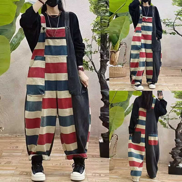 大人かわいい　切り替え　ワイド風　デニムサロペット　人気　ワイド風