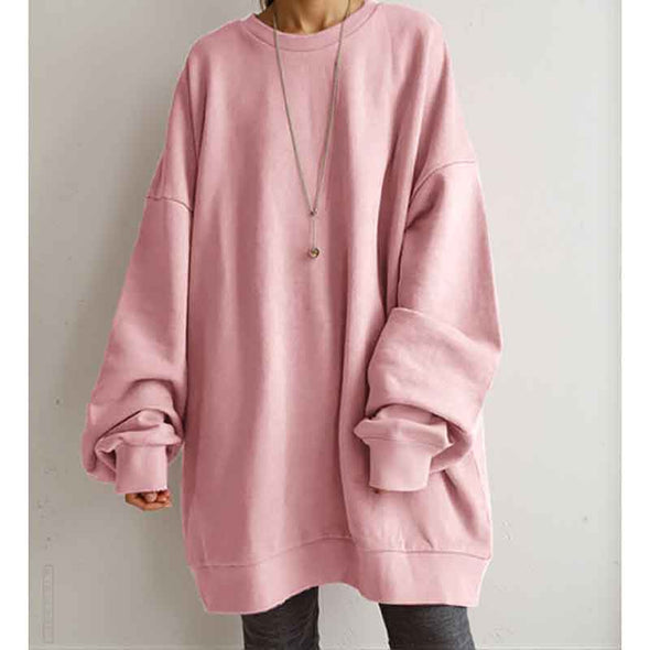 【新色追加】シンプル無地　春秋冬　ゆるシルエット　定番トレーナー・パーカー　人気トップス