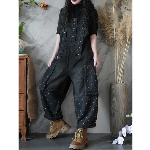 大人気　待望の一着　デニムサロペット　ワイド風　かわいい　おしゃれ　サロペット　デニムパンツ　数量限定