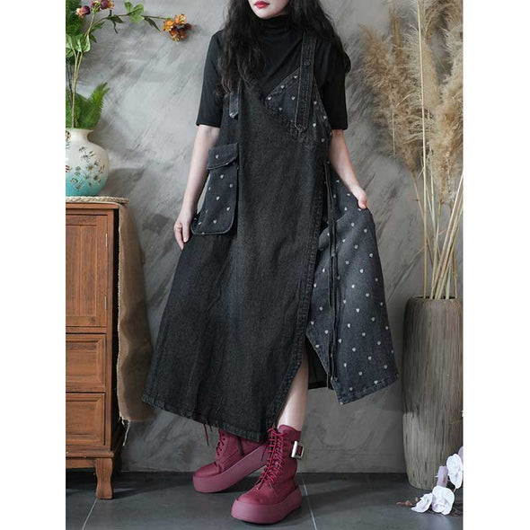 人気新作　大人かわいい　デニムワンピース　数量限定　大き目ポケット　かわいい　おしゃれ