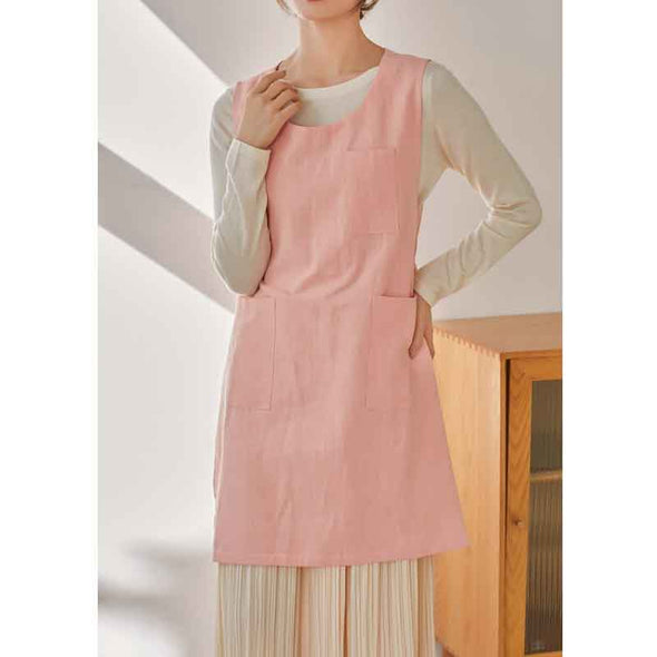 2way　エプロン　無地　カジュアル　花屋　おしゃれ　エプロン