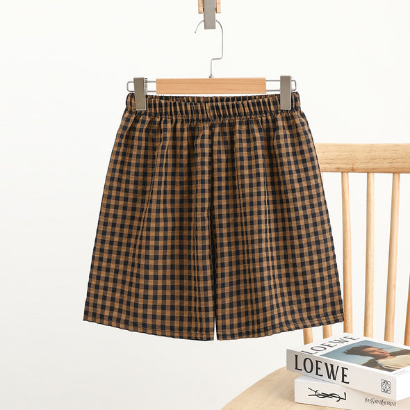 人気　お得　ルームウエア　部屋着　チェック柄　かわいい　楽ちん　