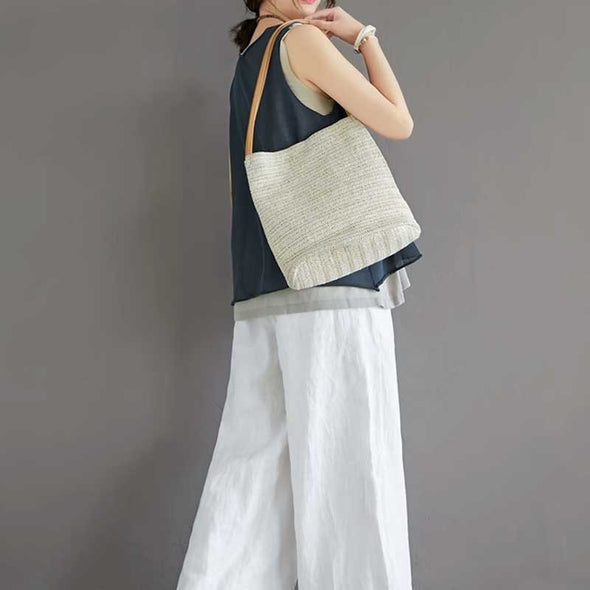 レイヤード風　Vネック　夏定番　かわいい　タンクトップ