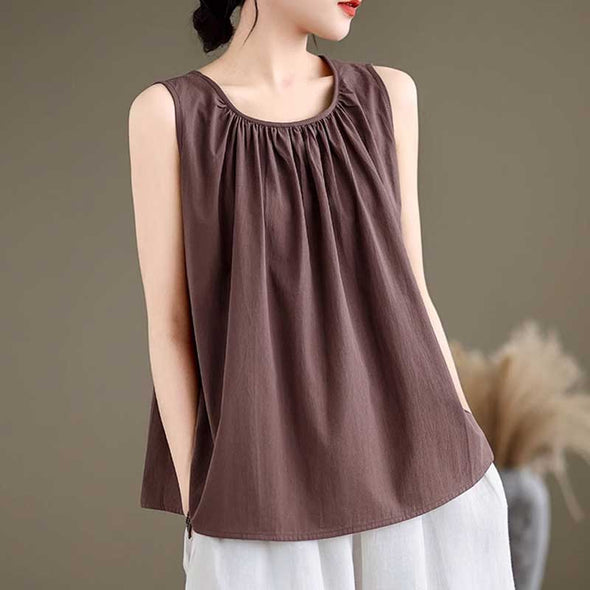 大人カジュアル　夏定番　タンクトップ　