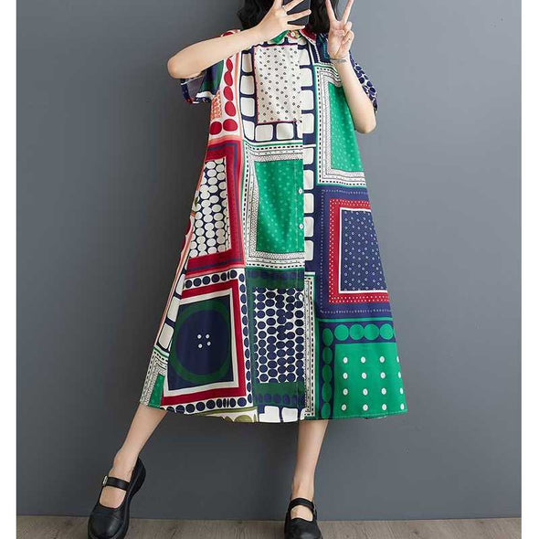 大人かわいい　不規則デザイン　夏　シャツワンピース