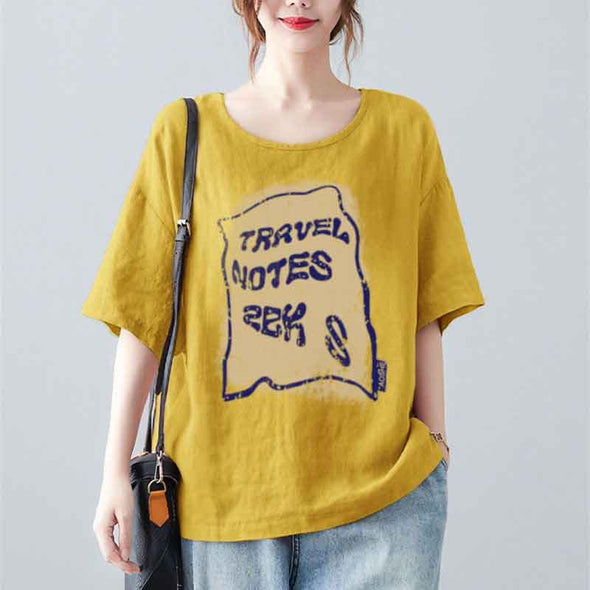 夏定番　色バリ豊か　プリント　かわいい　半袖　Tシャツ