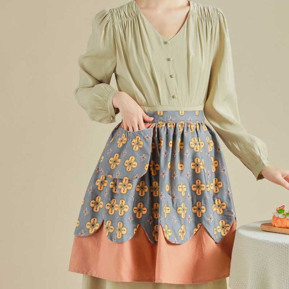 北欧風　料理　家事　おしゃれ　前掛け　エプロン