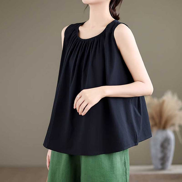 大人カジュアル　夏定番　タンクトップ　