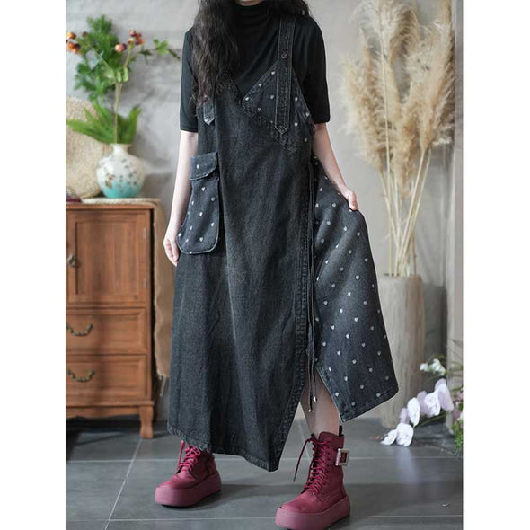 人気新作　大人かわいい　デニムワンピース　数量限定　大き目ポケット　かわいい　おしゃれ
