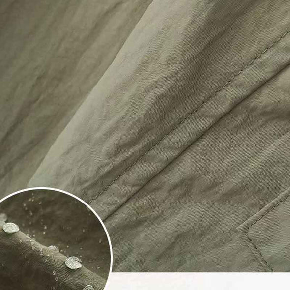 大人カジュアル　5色展開　無地　大き目ポケット　エプロン　