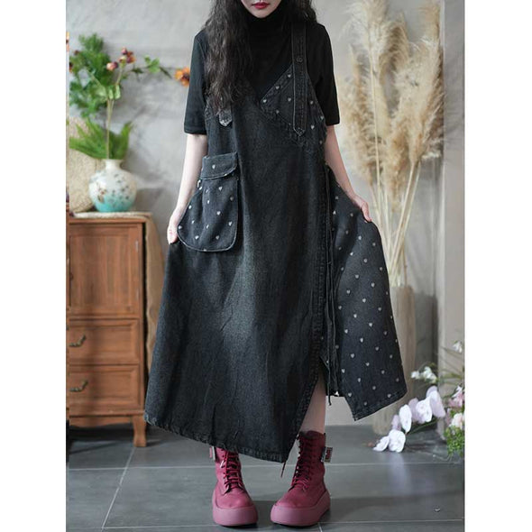 人気新作　大人かわいい　デニムワンピース　数量限定　大き目ポケット　かわいい　おしゃれ