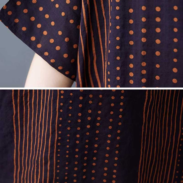 大人カジュアル　vネック　体型カバー　ロングワンピース