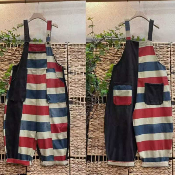 大人かわいい　切り替え　ワイド風　デニムサロペット　人気　ワイド風