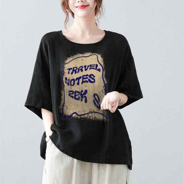 夏定番　色バリ豊か　プリント　かわいい　半袖　Tシャツ