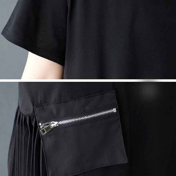 シンプルカジュアル　Ａライン　体型カバー　ロングワンピース