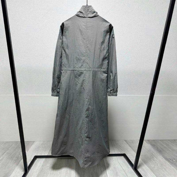 シンプルカジュアル　ロング　ウエストリボン　調節可能　ロングワンピース　秋　冬　