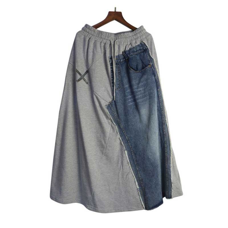 ドルガバ デニム コーデュロイ 切り替し スカート 異素材 【公式通販】