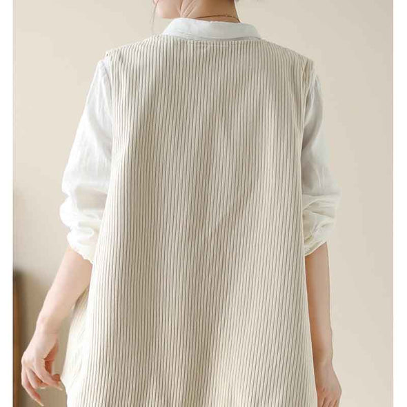 レディースベスト　表裏2way　ジャケット　羽織　合わせやすいアウター