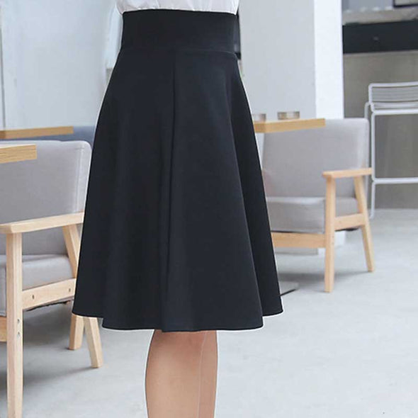 オフィスOL風　フォーマル　通勤　フレア　Aラインスカート　大きいサイズスカート