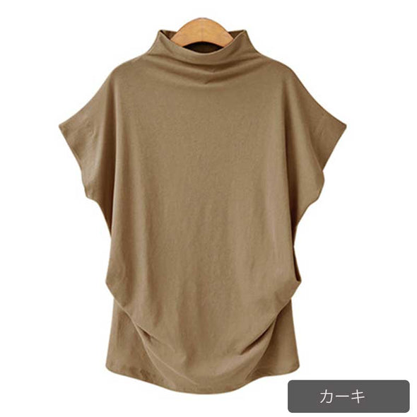 【M~6XL】6色展開　ドルマンスリーブ　人気沸騰中　無地　Tシャツ　大きいサイズTシャツ　合わせやすい夏Tシャツ